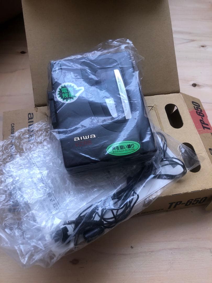 美品 未使用 aiwa TP-650 動作品