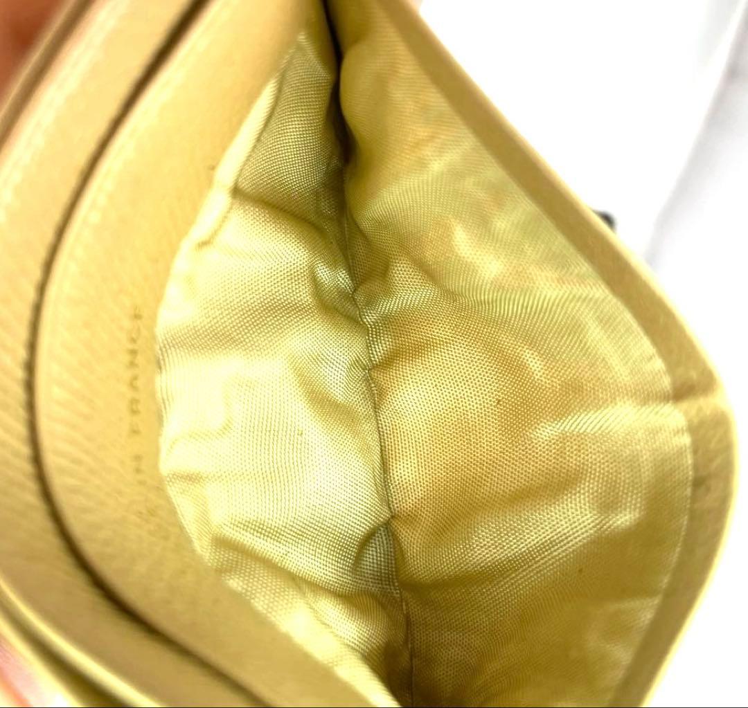 CHANEL シャネル　レザー　ココボタン　カードケース　名刺入れ　ベージュ系