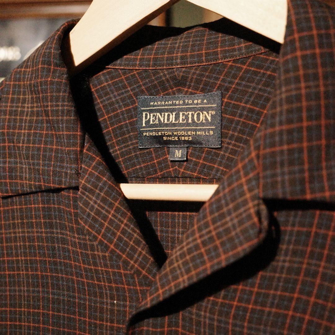 ペンドルトン M オープンカラー レーヨン シャツ 長袖 アメカジ 古着