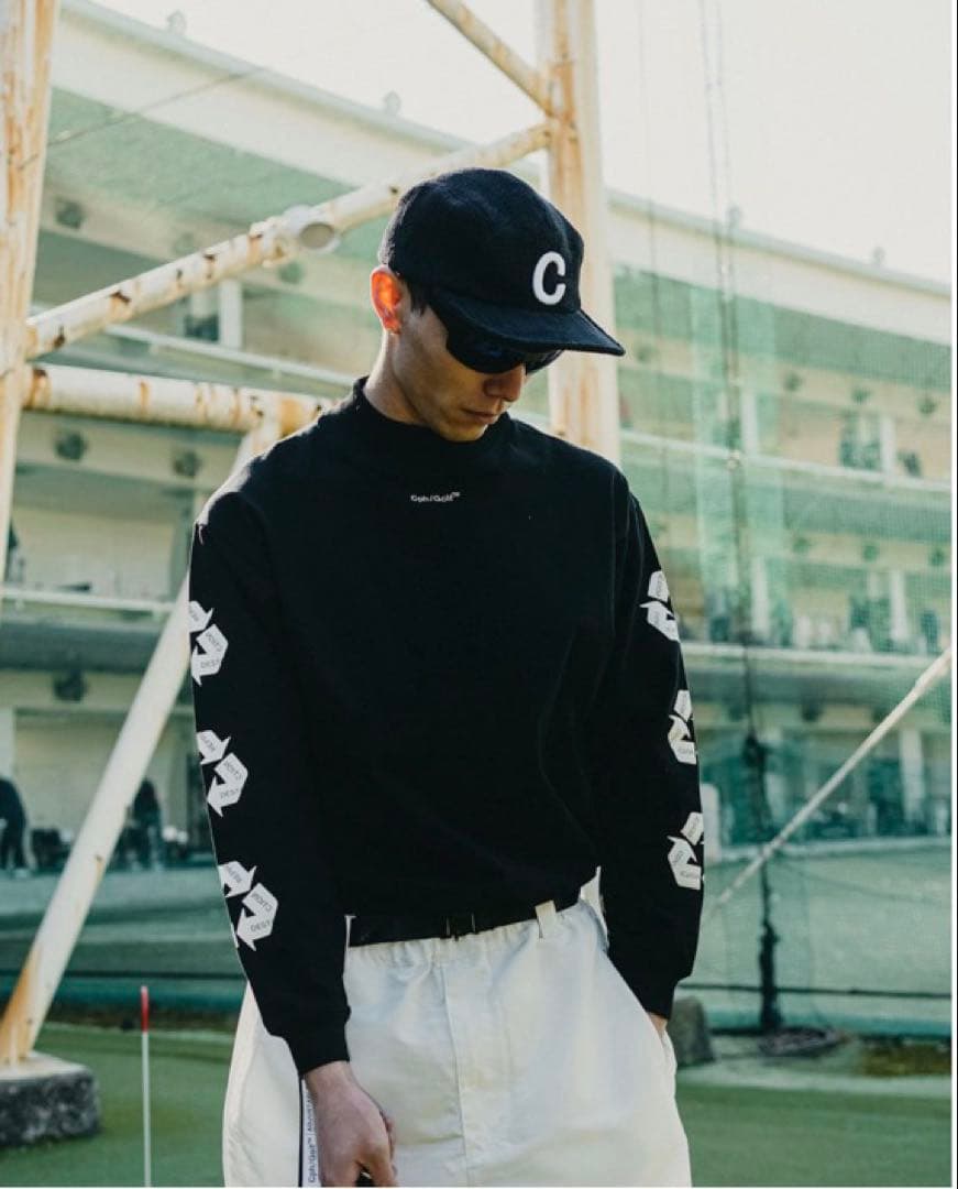 メンズウェア Cph/Golf Swing Cycle Logo MockNeck L/S T