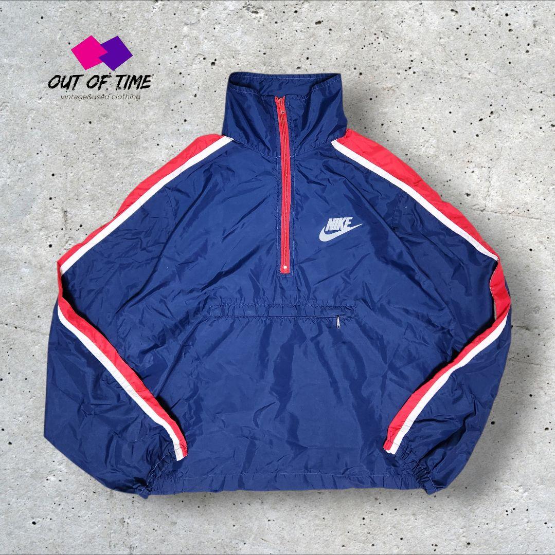 70s USA製 NIKEナイキ オレンジタグ アノラック ナイロンジャケットM