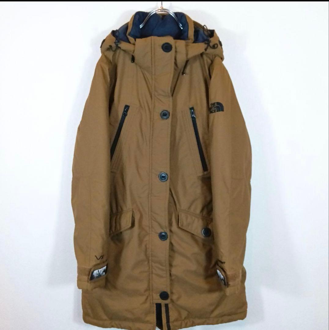 ザ ノースフェイス☆モッズコート ロングダウン ベンチコート M カーキ