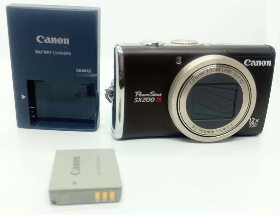 Canon PowerShot SX200 IS12.1MP 4x Zoom茶色