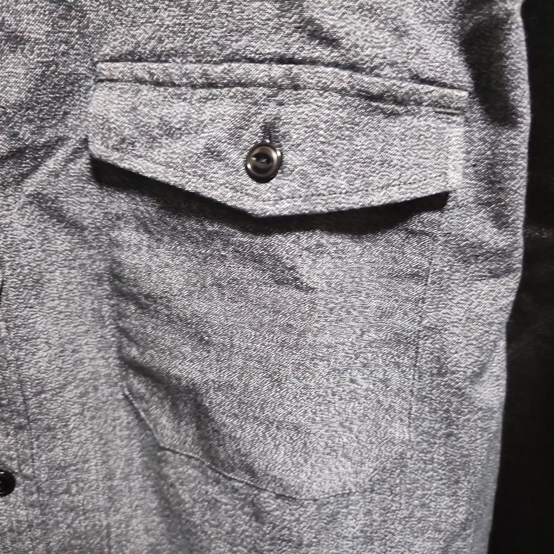 【美品】ORGUEIL ブラックシャンブレーシャツ OR-5112 サイズ42