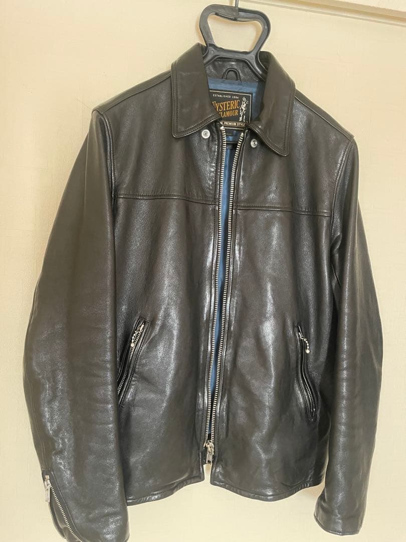 ヒステリックグラマー　ラムレザージャケットM