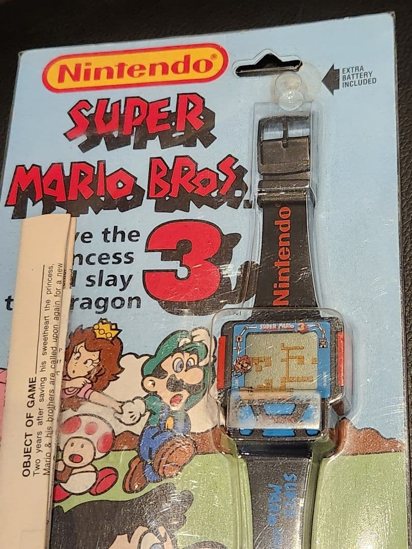 ジャンク　スパーマリオゲームウォッチ時計　ビンテージ