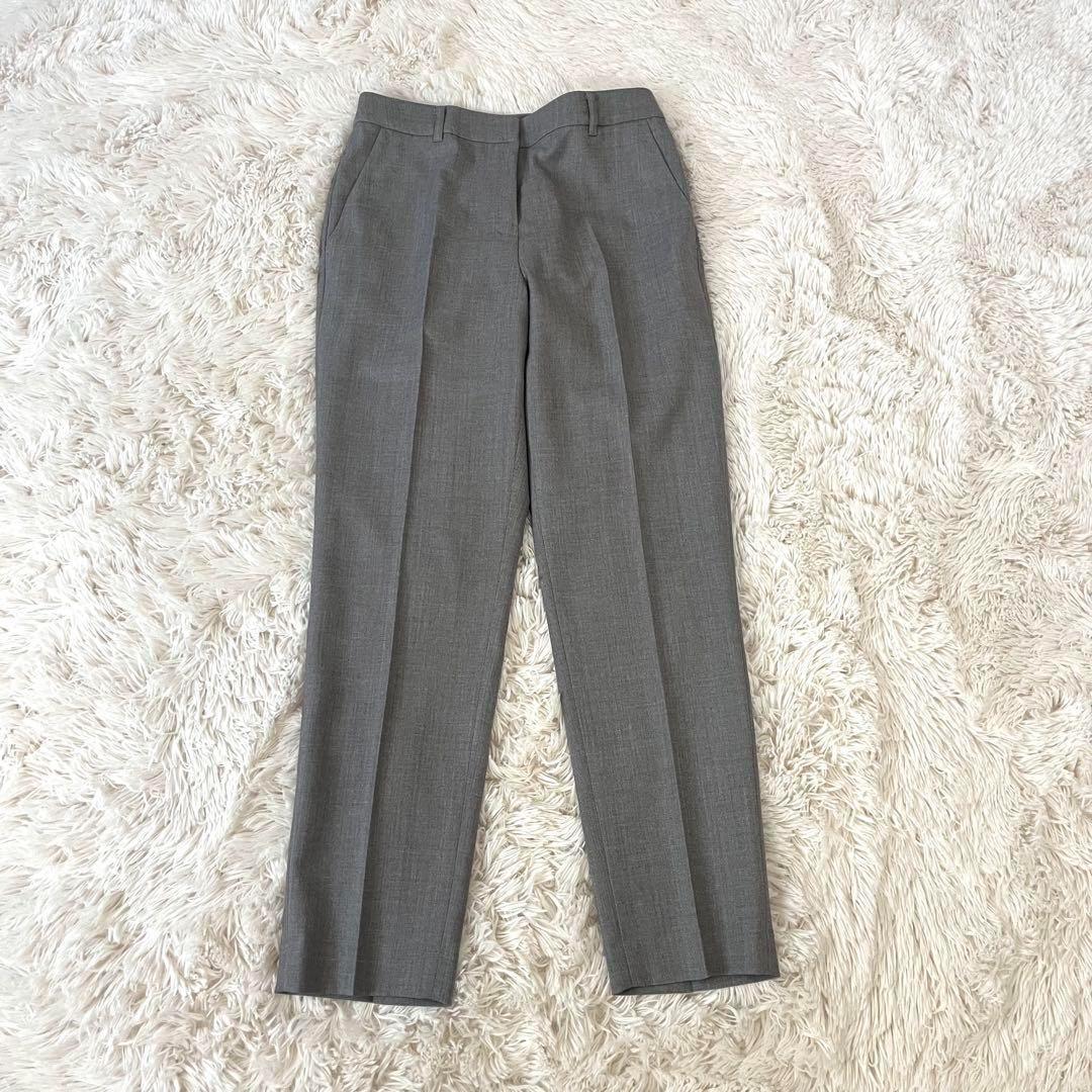 美品 ナチュラルビューティーベーシック　スーツ　セットアップ グレー M