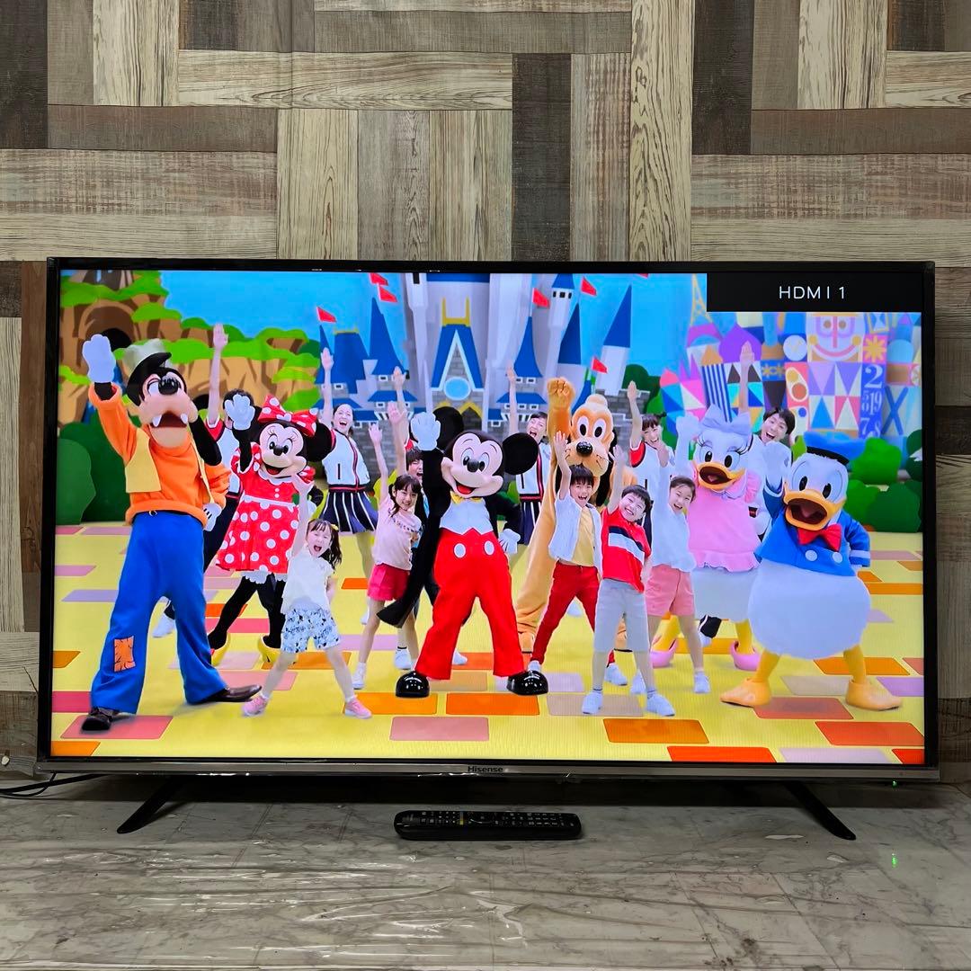 全国送料込❣️Hisense49型地デジ・BS CS液晶TV外付HDD裏録画対応