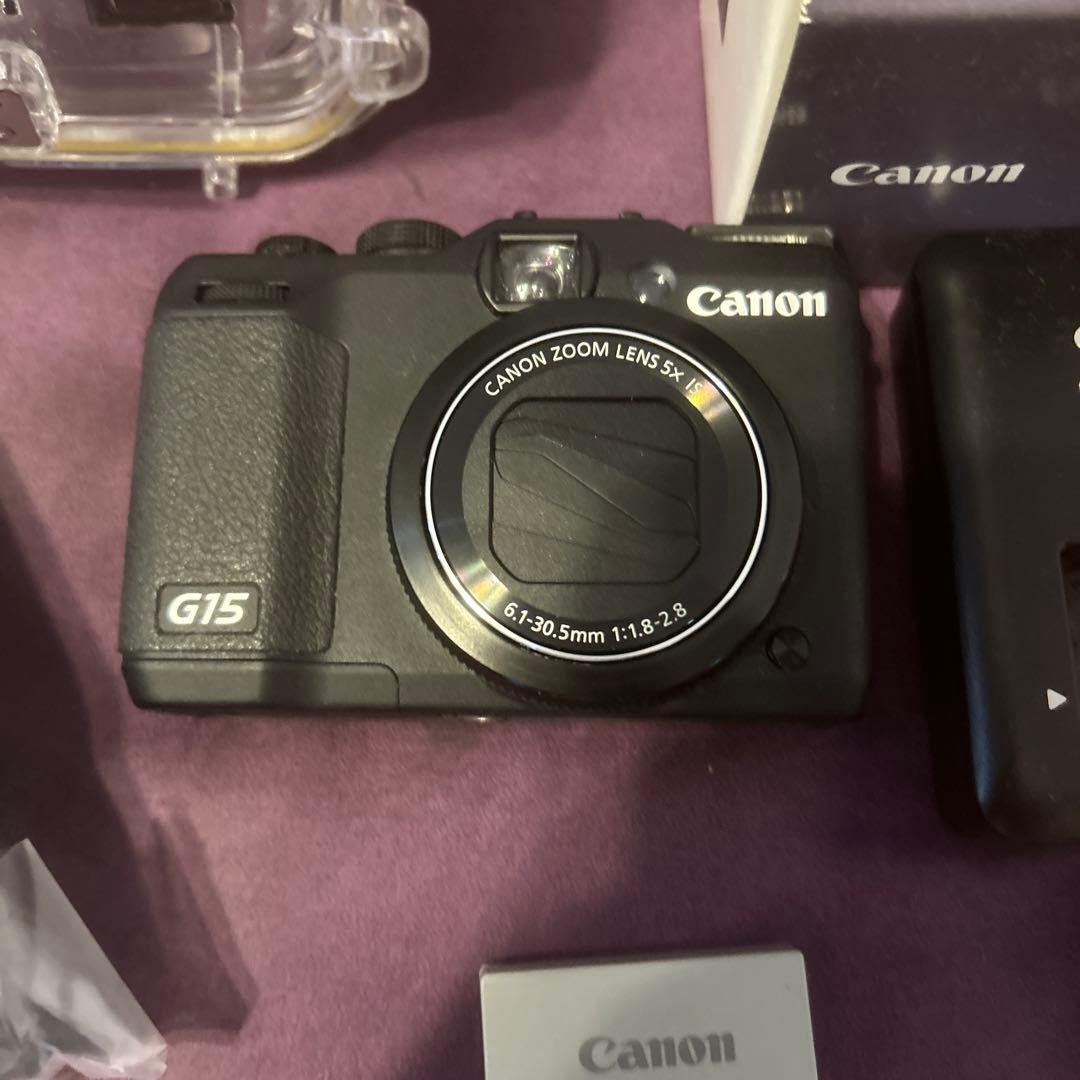 Canon PowerShot G15 水中ハウジング付き