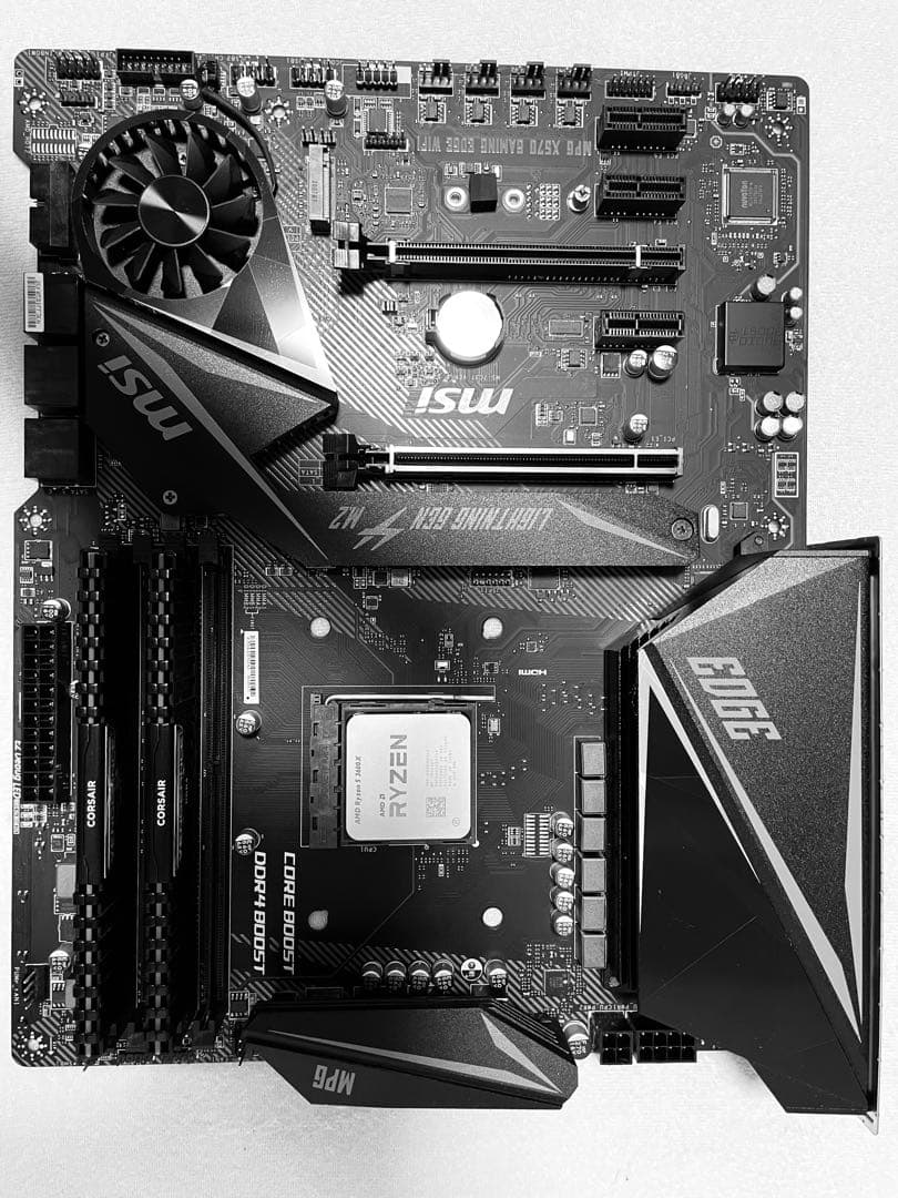 MPG X570 GAMING EDGE WIFI CPU+RAMセット