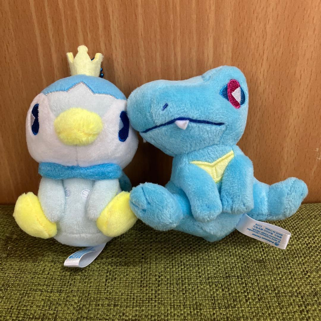 おいしいみず　マスコット　キーチェーン　ストラップ　ポッチャマ　ワニノコ