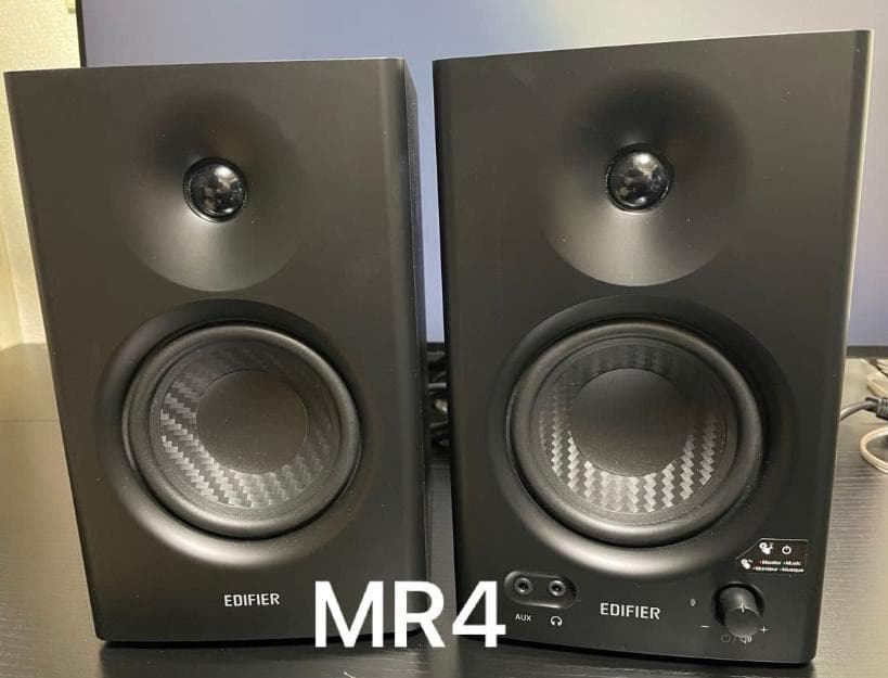 美品Edifier MR4 ペア ブラック