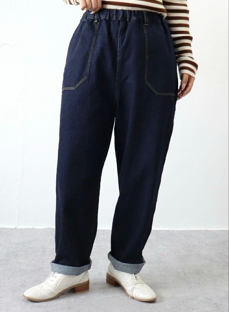 YARRA（ヤラ）12OZムラ糸デニムイージーパンツ