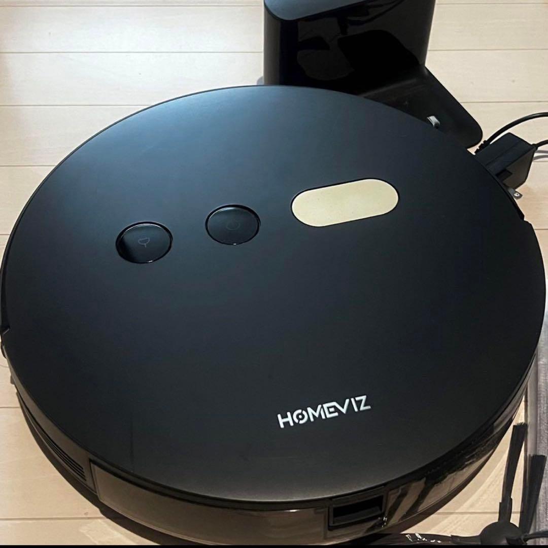 VIZ ロボット掃除機 本体　Faminode 水拭き両用　掃除機　黒