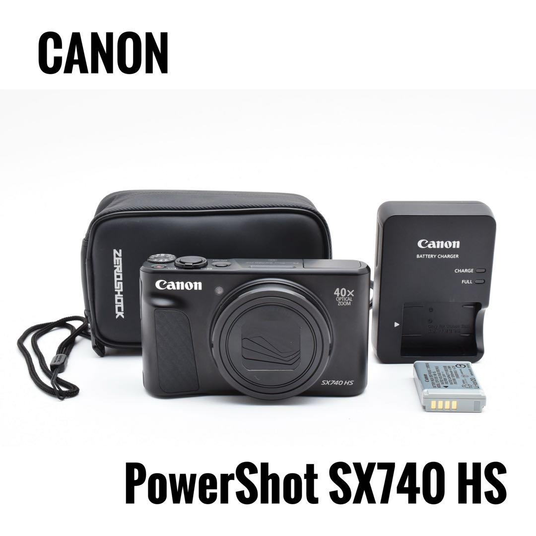 【極美品】キヤノン CANON PowerShot SX740 HS ブラック