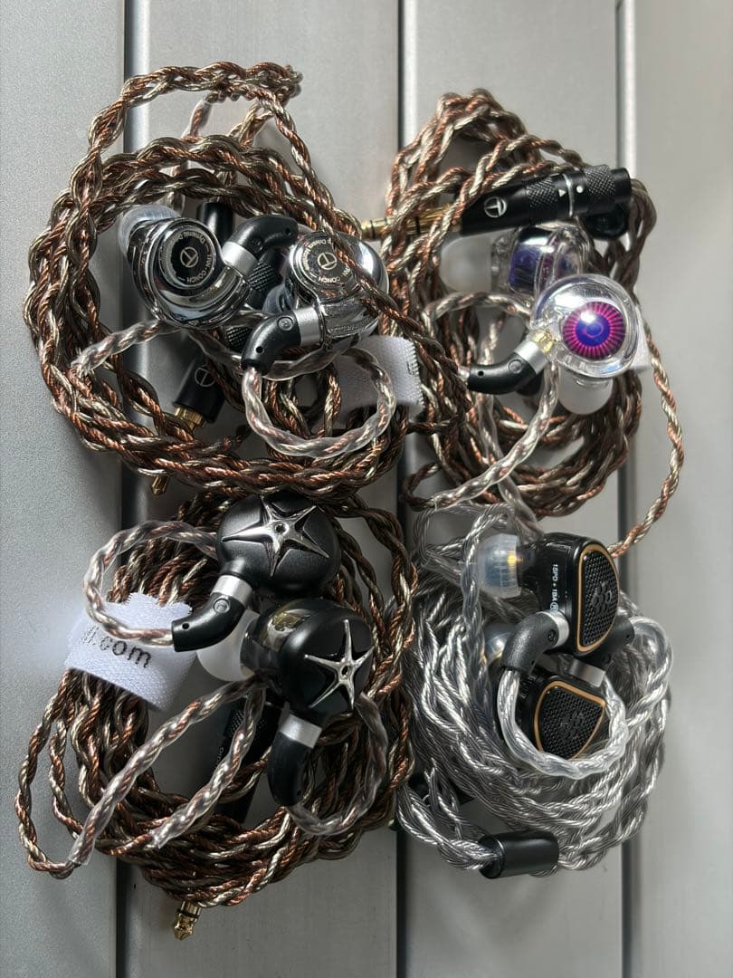 TRN 有線イヤホン4本セット