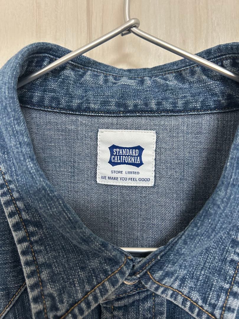 STANDARD CALIFORNIA ウエスタン デニム シャツ 店舗限定 L