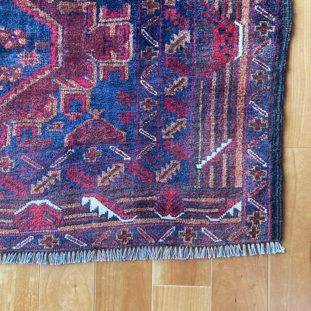 ★ tomo★ ヴィンテージラグ　トライバルラグ