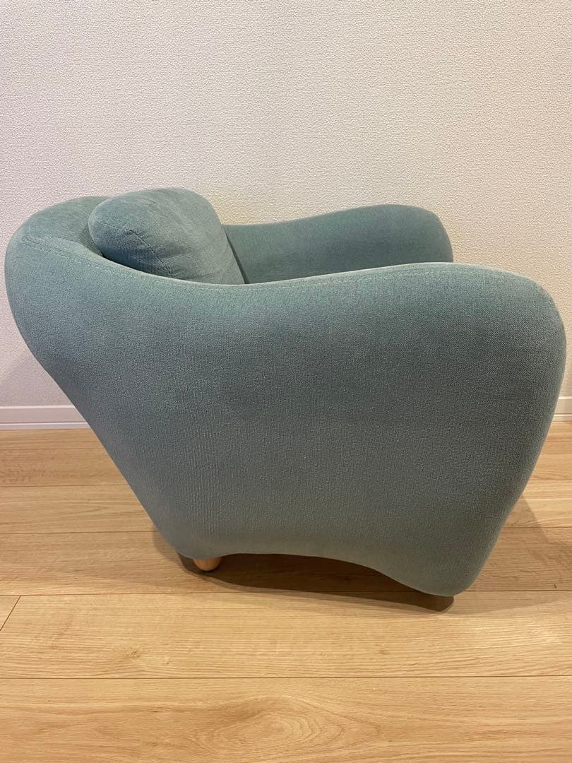 1人掛けソファ MINI MILLER ARM CHAIR Blue Gray/IDEE