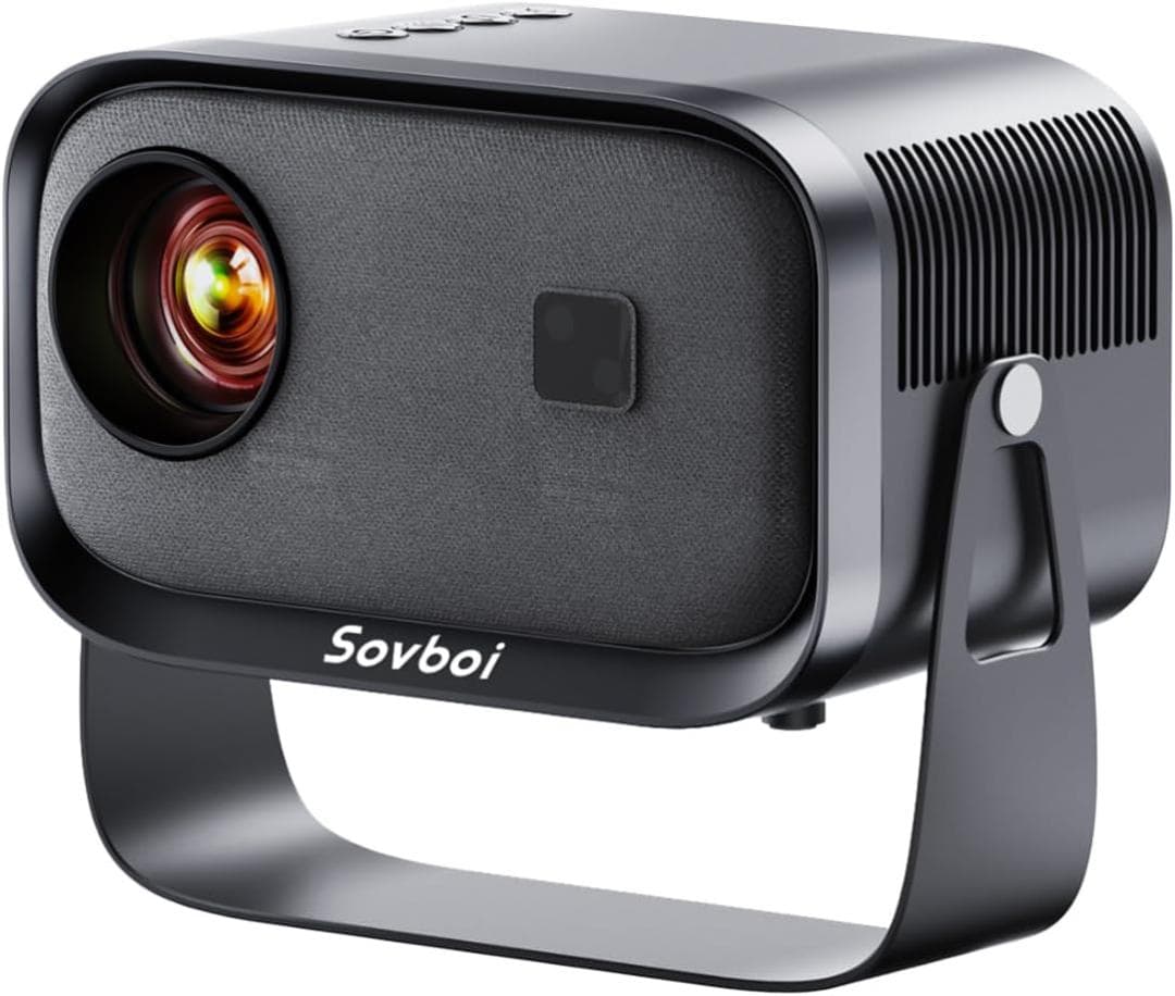 【360°回転可能】Sovboi プロジェクター 天井投影家庭用 25000LM