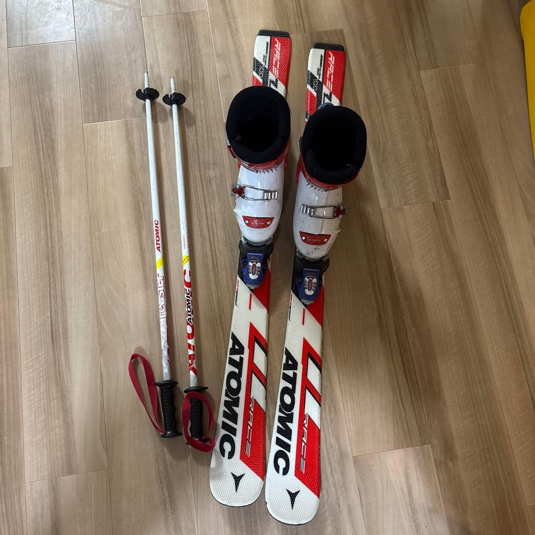 アトミック　スキー、ブーツ、ストック3点セット