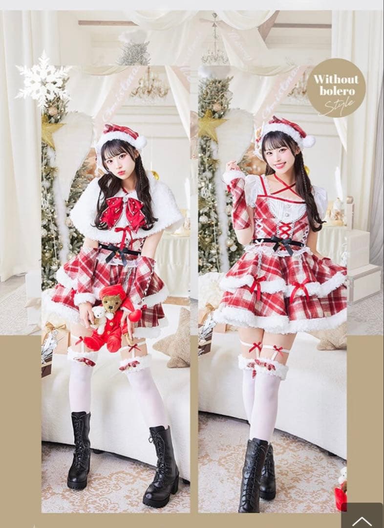 d*9様 iLiFE!×Malymoon メロウチェックアイドルサンタ 小熊まむ