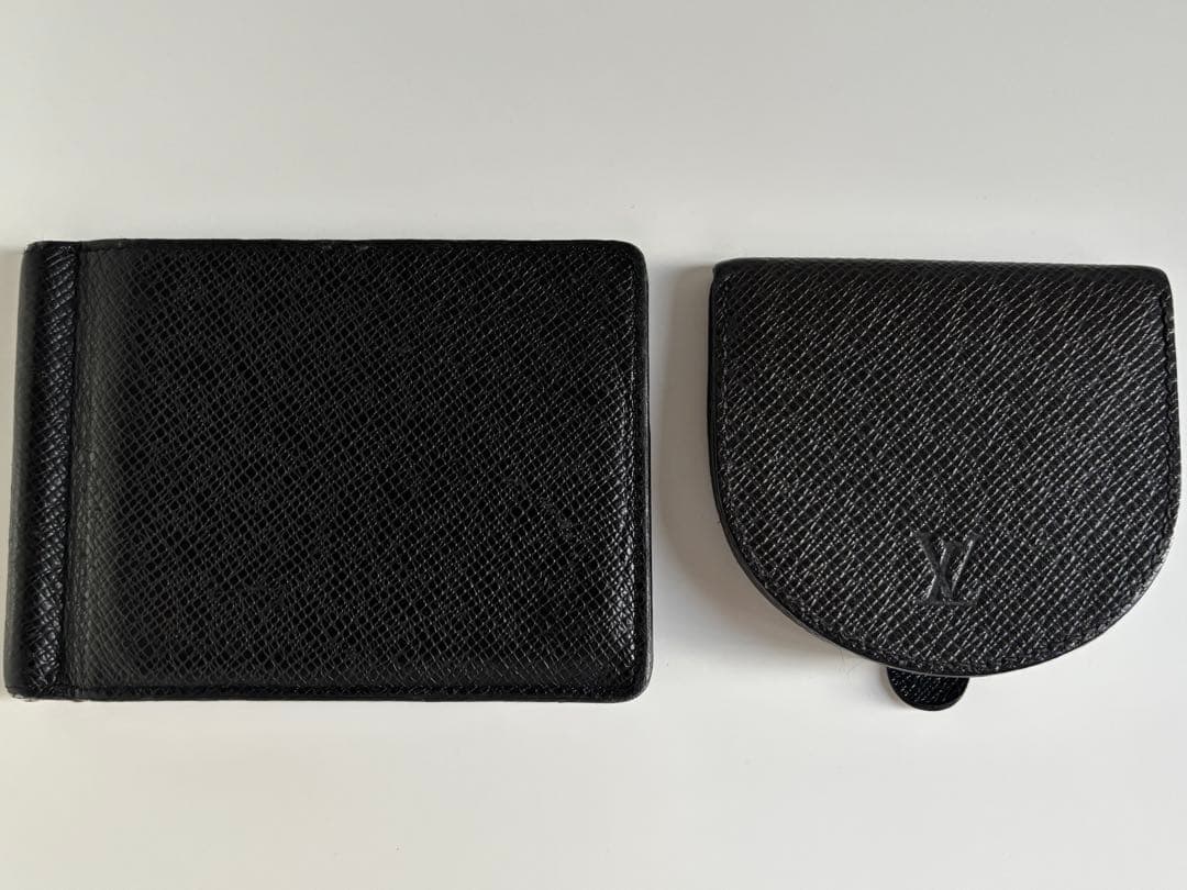 ルイヴィトン タイガ 二つ折り財布マネークリップ&ケースセット 小銭入れ