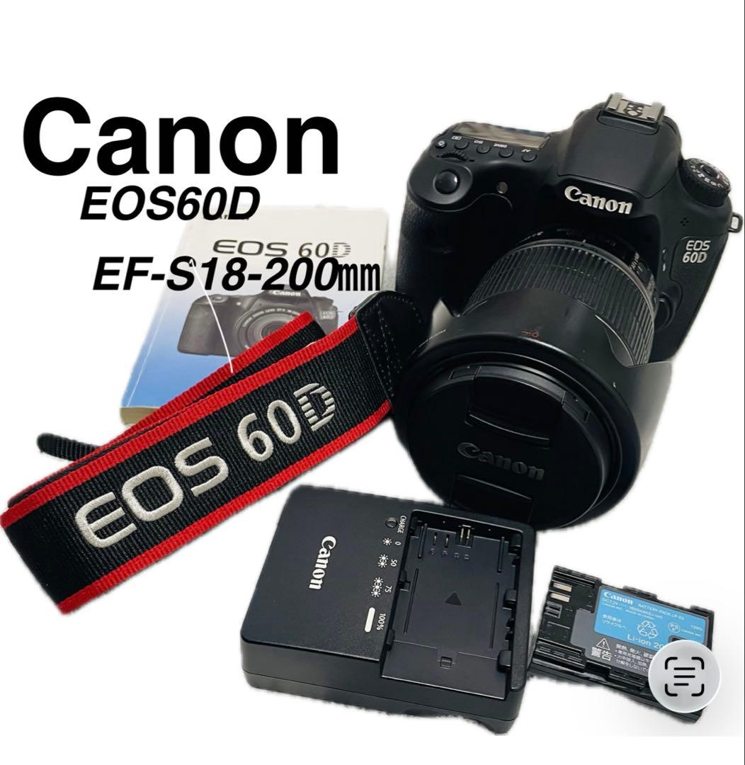 Canon EOS 60D EF-S 18-200mmレンズセット