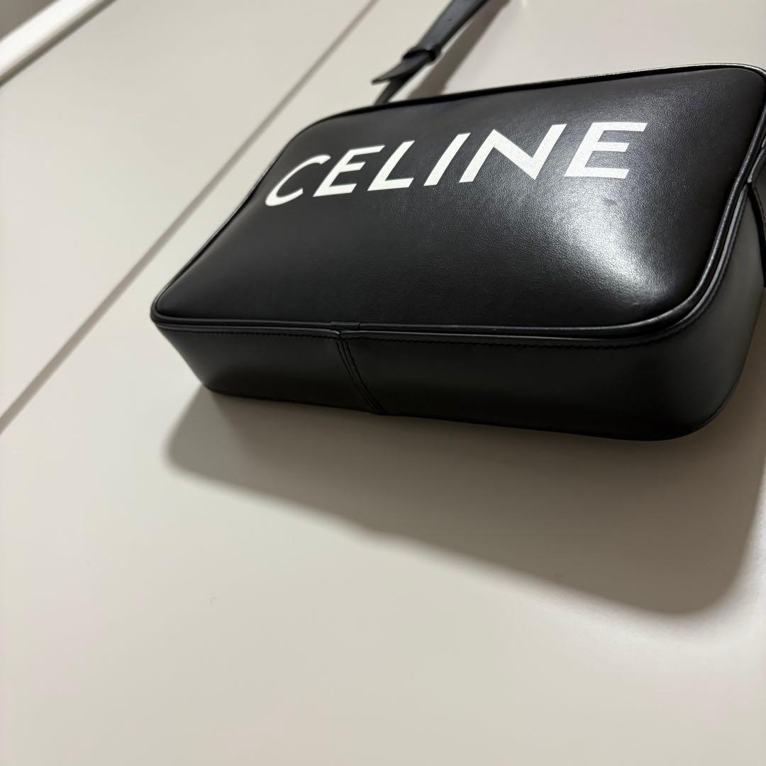 CELINE セリーヌ　ロゴ　メッセンジャー ショルダーバッグ