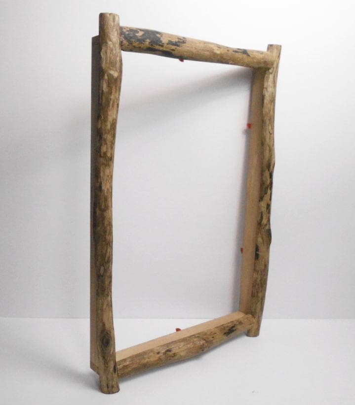 RIKUMUページ◆油絵F4号サイズ用の流木での額縁フレーム