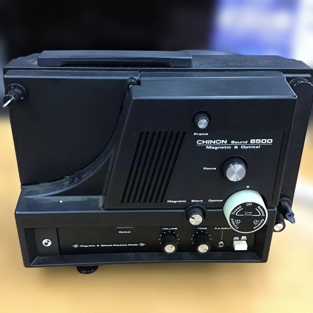 【レトロ】CHINON sound6500 　アンティーク【通電確認済み】