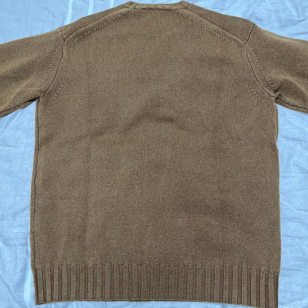 （最終値下げ・今週まで）AURALEE オーラリー　ブラウン クルーネックニット