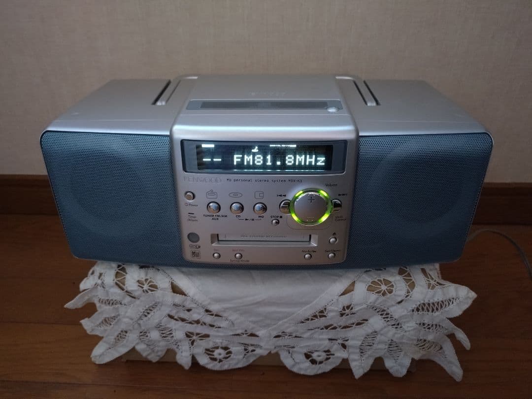 KENWOOD CDMDプレーヤー　コンポ　MDX-K1　動作確認済