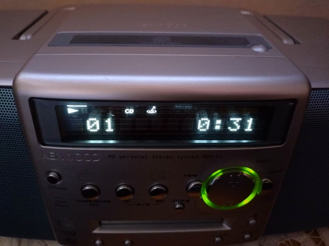 KENWOOD CDMDプレーヤー　コンポ　MDX-K1　動作確認済