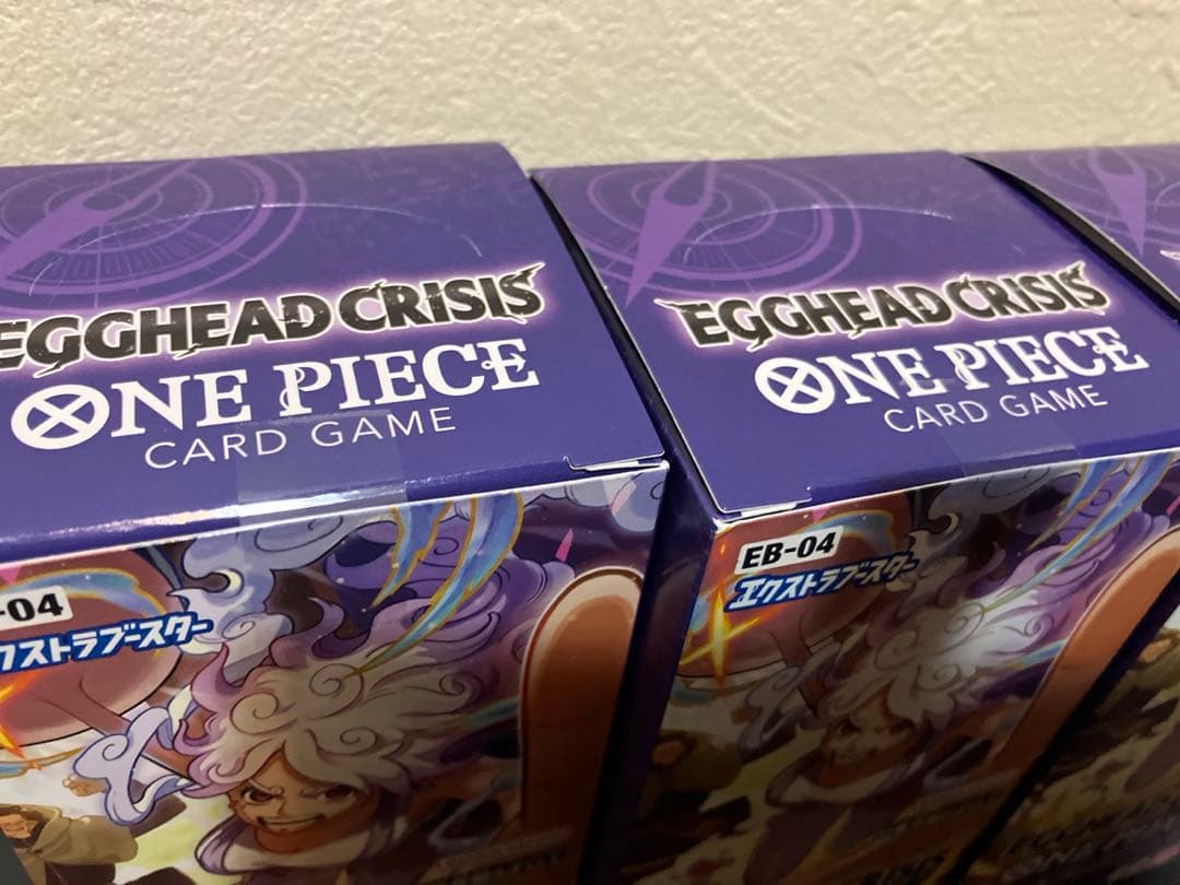 ワンピースカードEGGHEAD CRISIS エッグヘッド 4BOX テープ付き