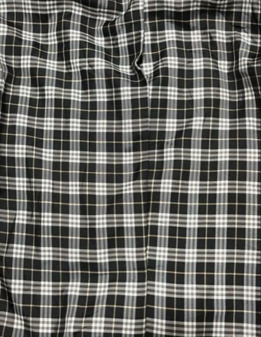 未使用　バーバリーブルーレーベル　ラムレザー ダッフルコート 黒　M