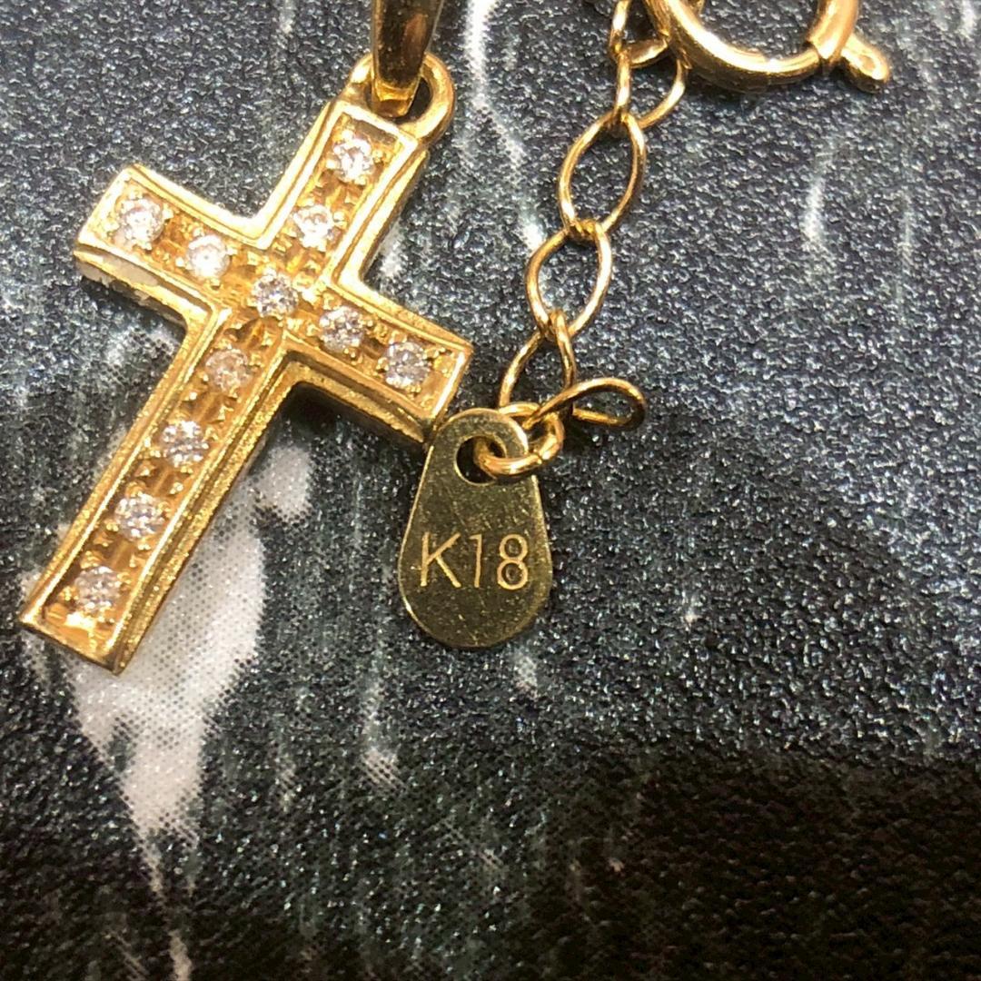 ♥シンパシーオブソウル　k18　スモールグラビティ　ネックレス　１１Pダイヤ