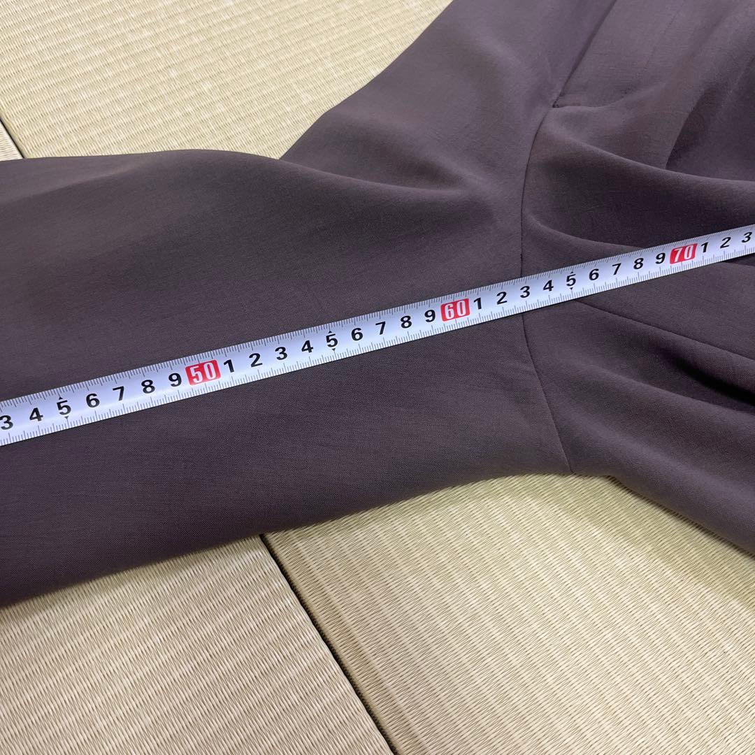 AOKI上下セット　2wayストレッチ トロピカルノーカラージャケット 茶