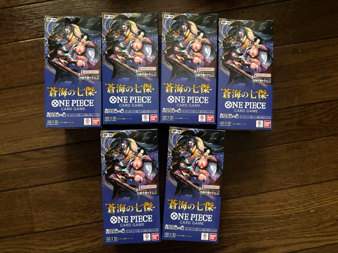 ワンピースカード　蒼海の七傑　6BOX 新品未開封品