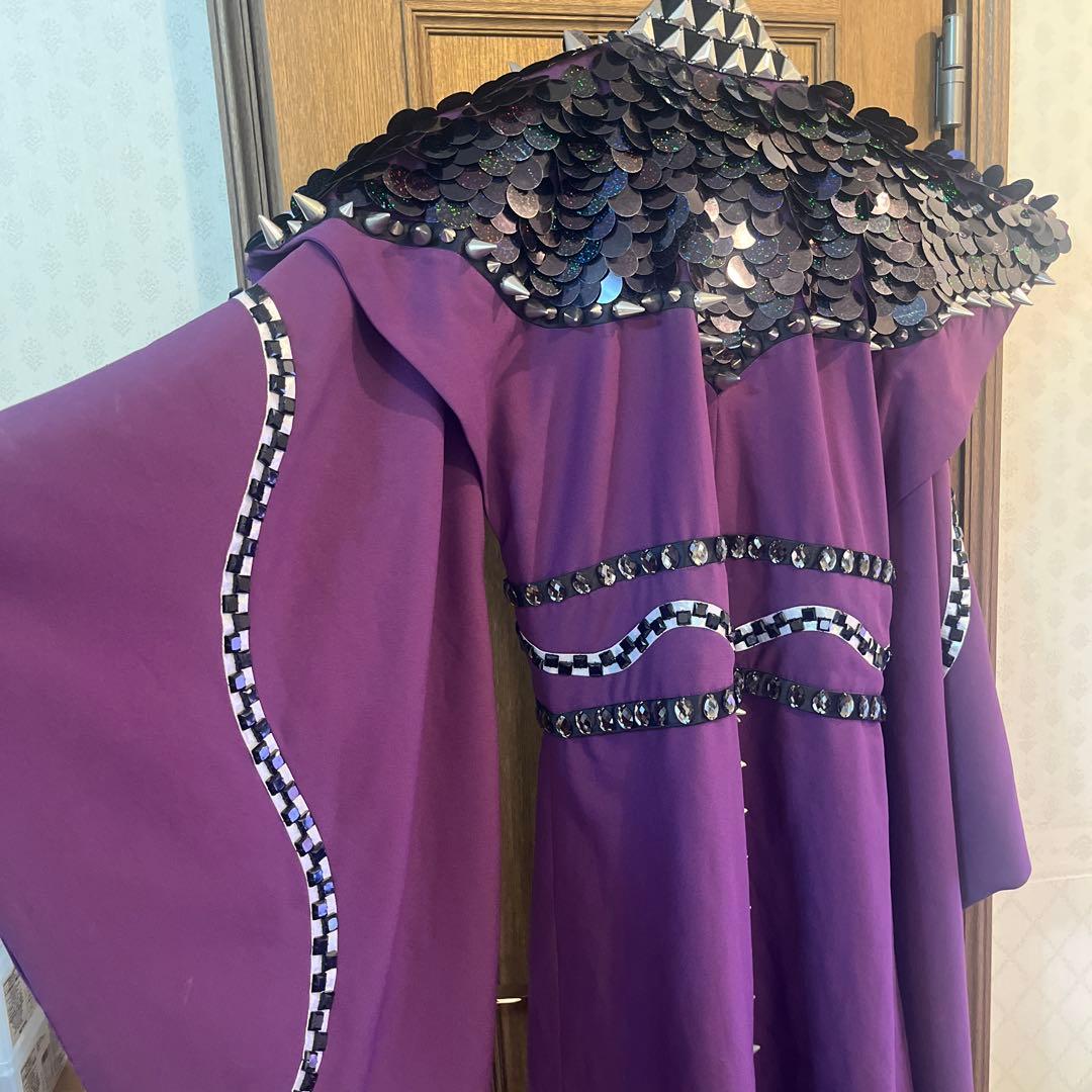 値下げしました‼️紫のスパンコール装飾　舞台衣装　大衆演劇