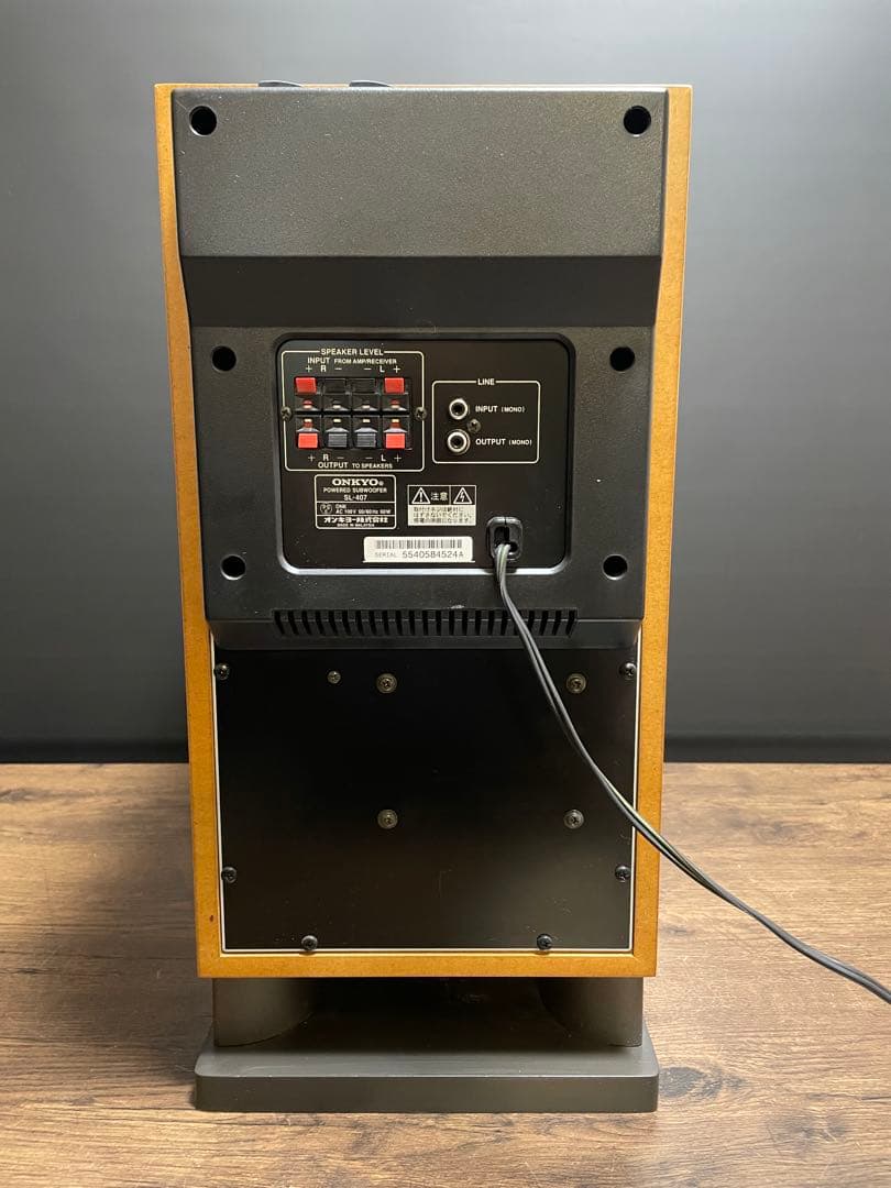 ONKYO サブウーファー　SL-407