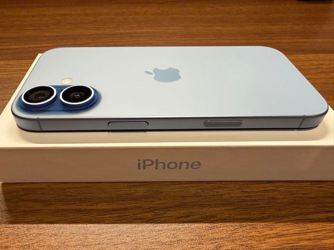 【美品】iPhone17 ミストブルー 256GB SIMフリー（おまけ付き）