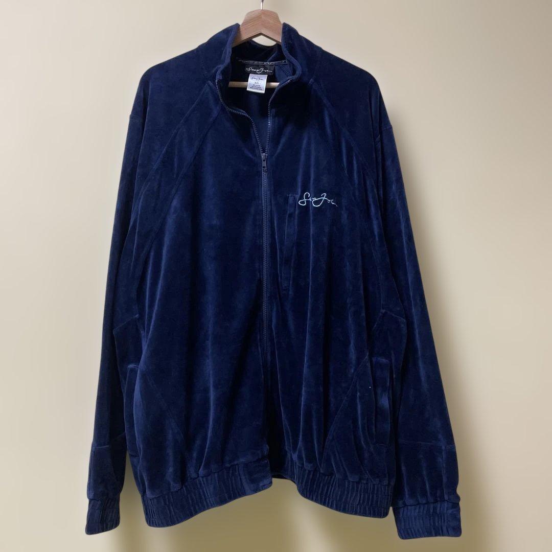 Sean John ベロア　セットアップ　ネイビー