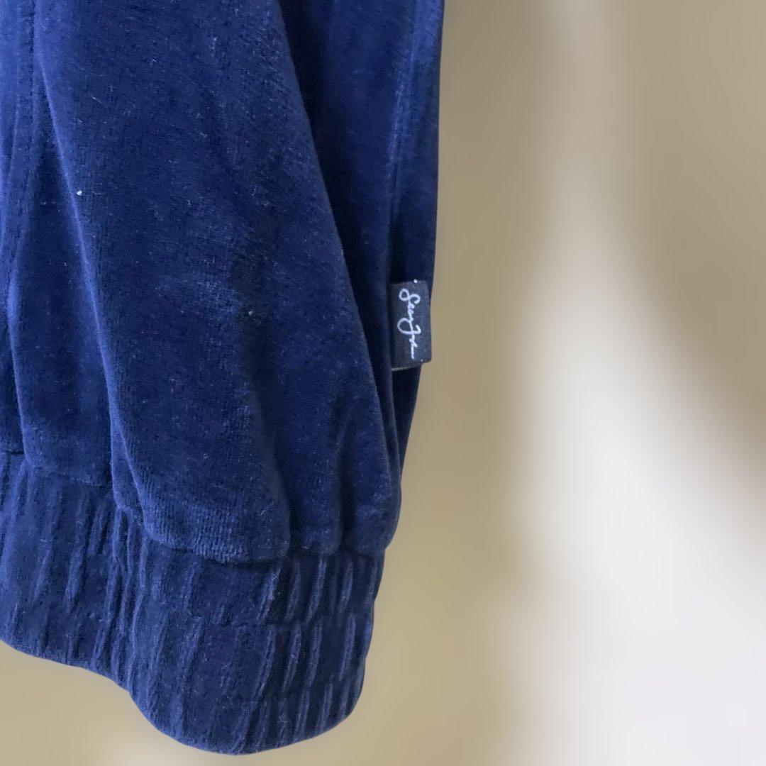 Sean John ベロア　セットアップ　ネイビー