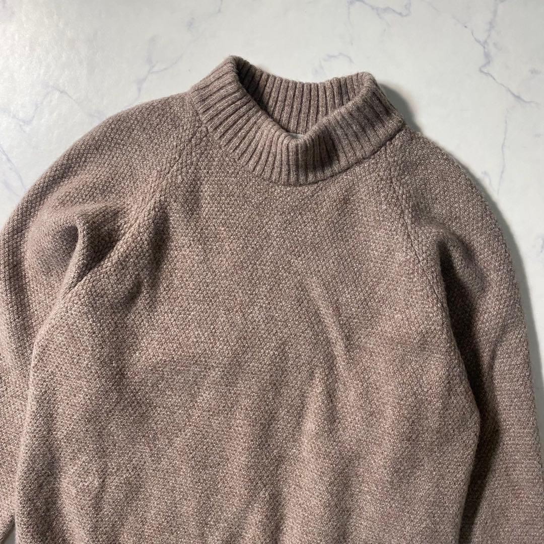 美品】エイトン　セーターWOOL KANOKO MOCKNECK SWEATER