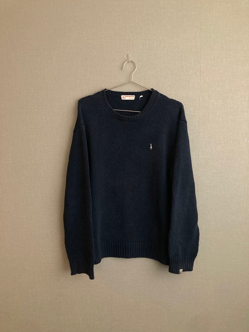 90s abathingape コットンニット