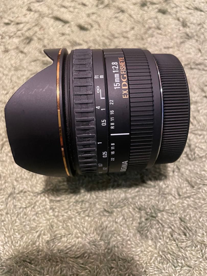 ジャンク？SIGMA 15mm EXDG fisheye 魚眼レンズ