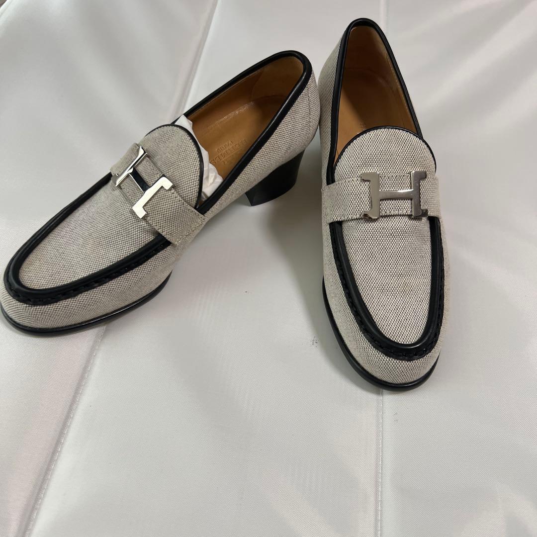 HERMES エルメス パンプス ヒール 23.5cm