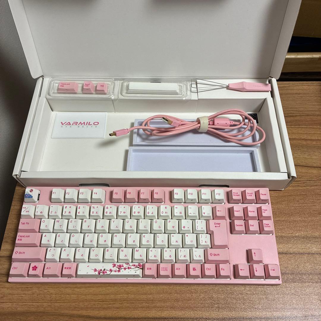 Varmilo 桜デザイン キーボード
