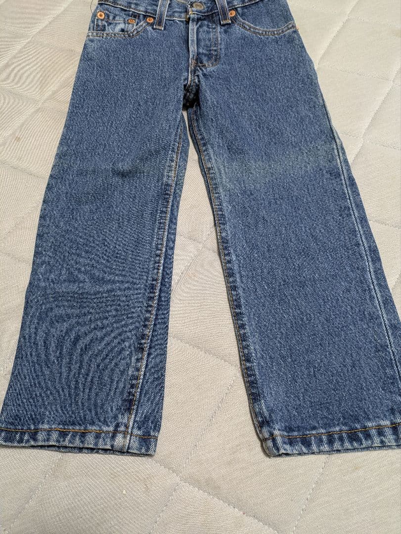 【Levi's　リーバイス】501　キッズデニム　米国製　5y　110　新品